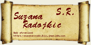 Suzana Radojkić vizit kartica